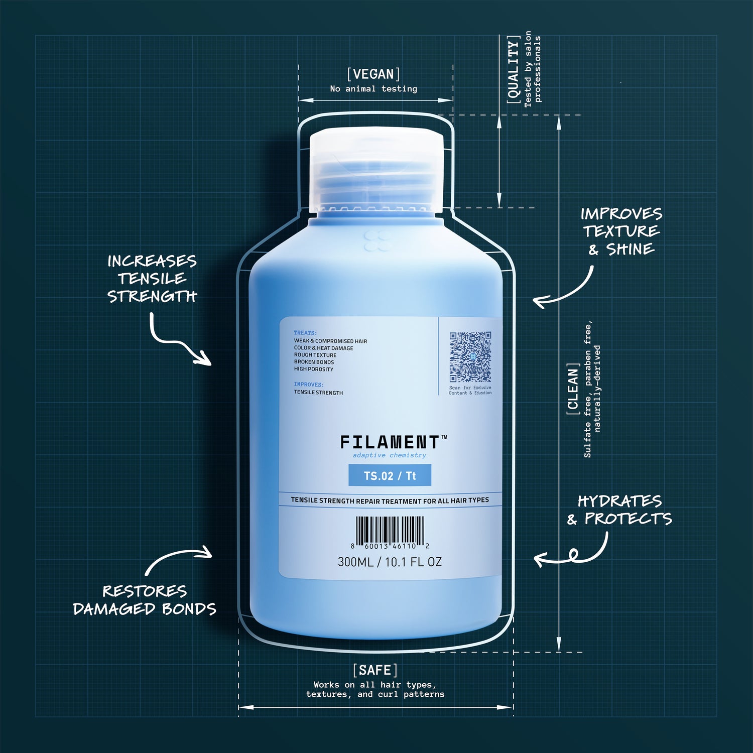 TS.02/Tt  :  Tensile Strength Hair Treatment Mask