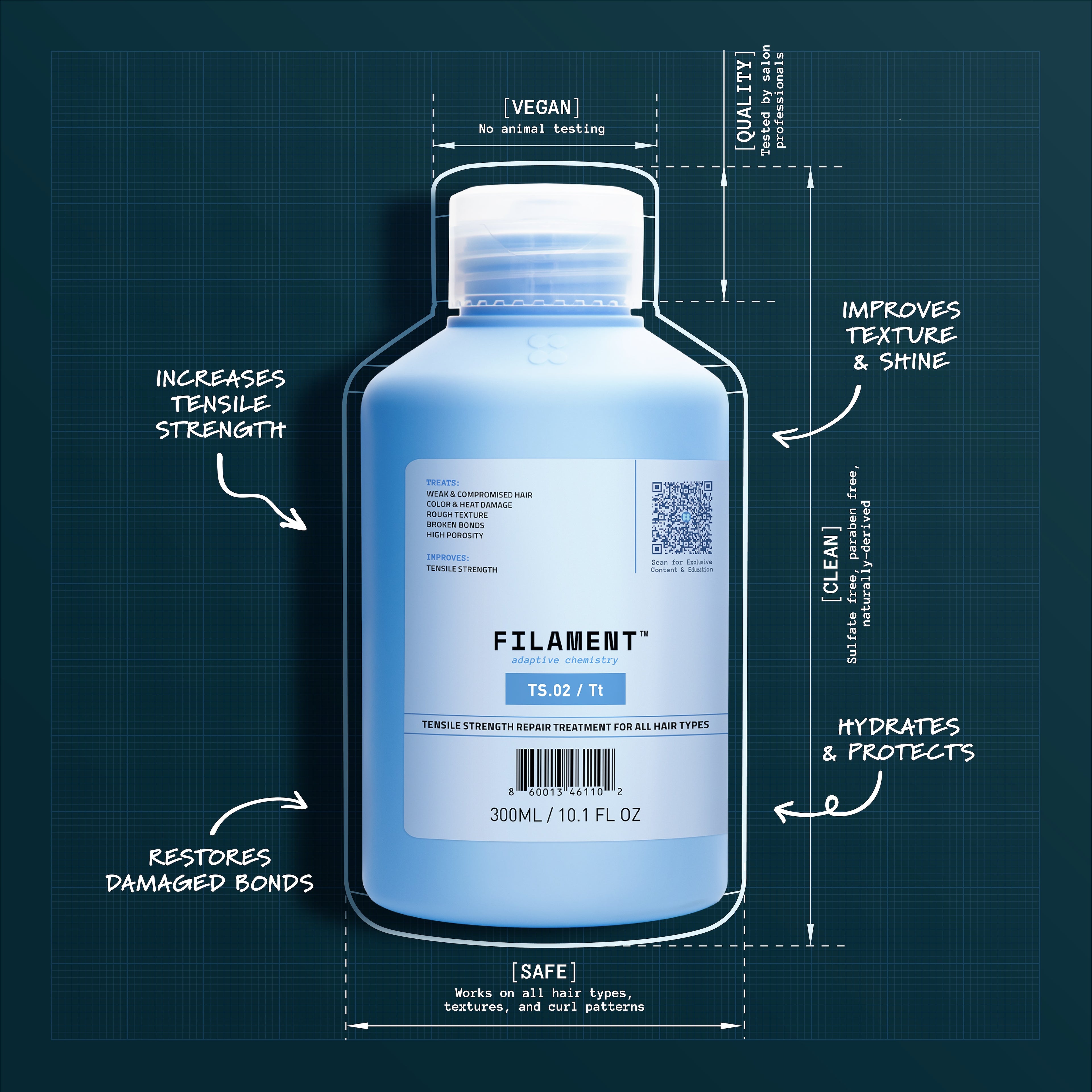 TS.02/Tt  :  Tensile Strength Hair Treatment Mask